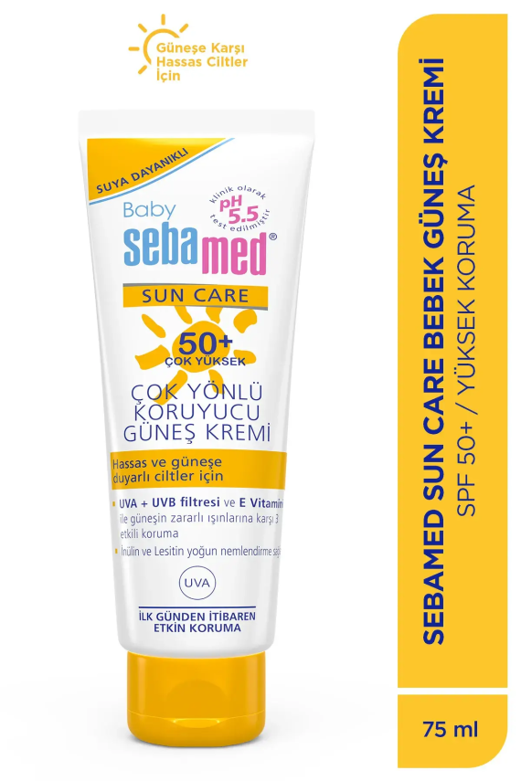 Sebamed Baby Sun SPF 50+ 75 ml Güneş Kremi - 1