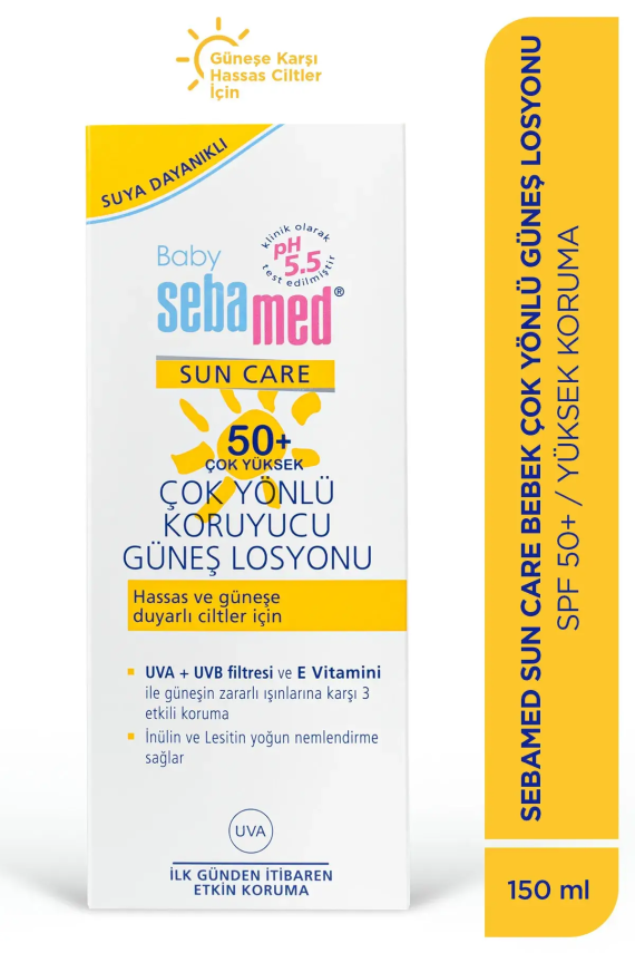 Sebamed Baby Sun Spf 50+Güneş Losyonu 150ml - 2