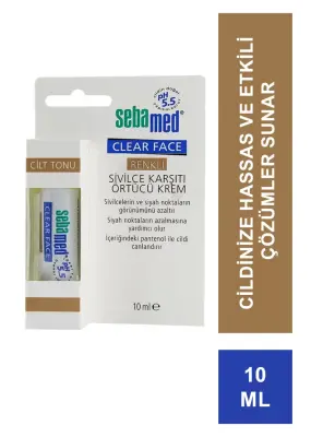 Sebamed Clear Face Renkli Sivilce Örtücü Krem 10ml - Sebamed