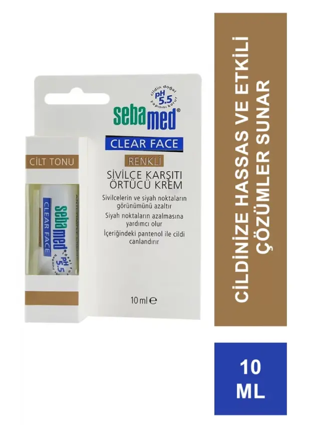 Sebamed Clear Face Renkli Sivilce Örtücü Krem 10ml - 1