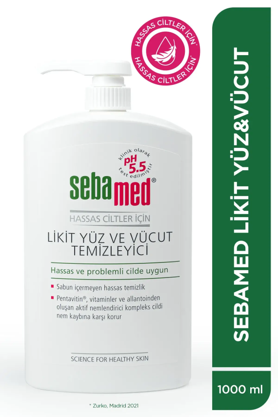 Sebamed Likit Yüz ve Cilt Temizleme Jeli 1000ml - 1