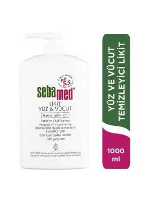 Sebamed Likit Yüz ve Cilt Temizleme Jeli 1000ml - Sebamed