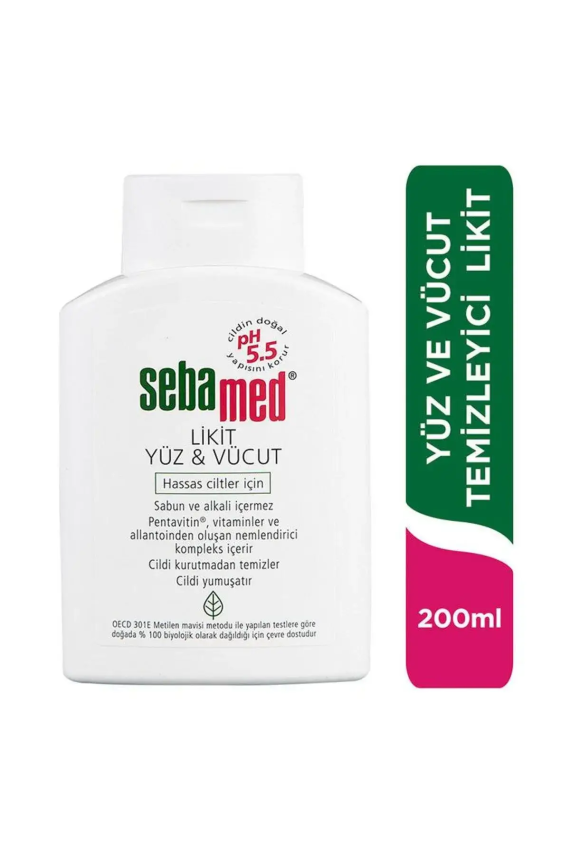 Sebamed Likit Yüz ve Cilt Temizleme Jeli 200ml - 1