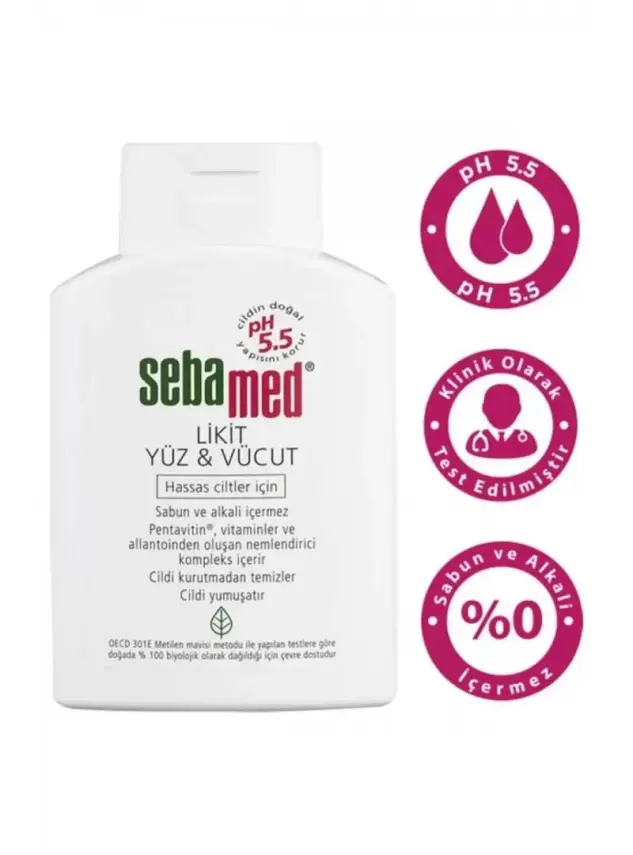 Sebamed Likit Yüz ve Cilt Temizleme Jeli 200ml - 2