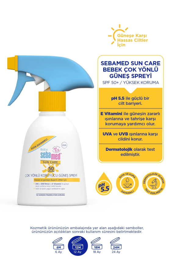 Sebamed Sun Baby SPF 50+ Güneş Spreyi 200 ml - 3