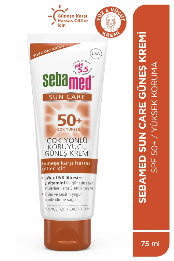 Sebamed Sun Spf 50 Çok Yönlü Koruyucu Güneş Kremi 75ml - 1