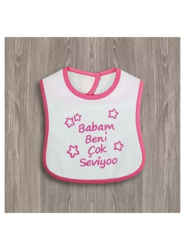 Sebi Yazılı Bebek Önlüğü - 5