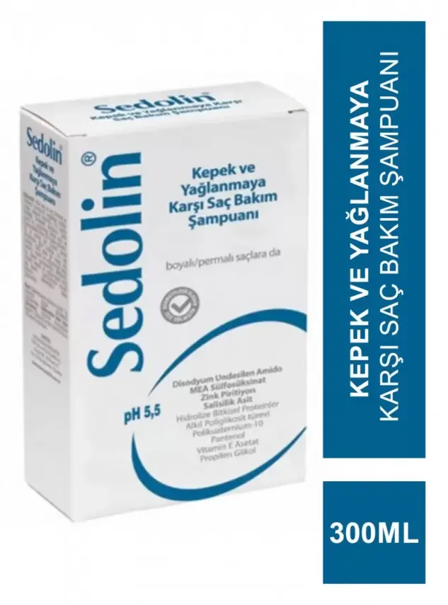 Sedolin Kepek ve Yağlanmaya Karşı Saç Bakım Şampuanı 300ml - 2