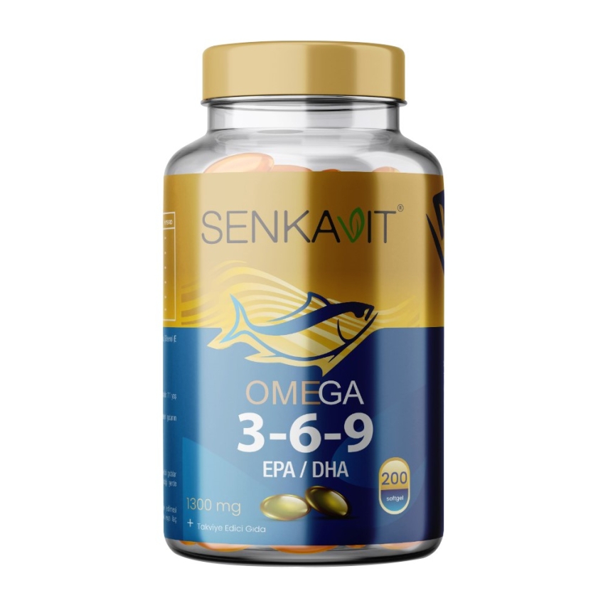 Senkavit Omega 3-6-9 1300 mg 200 Softjel - 1