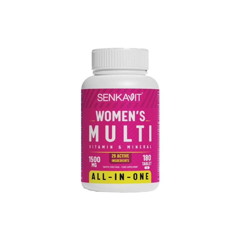 Senkavit Womens Multivitamin ve Multimineral Complex 180 Tablet - 1