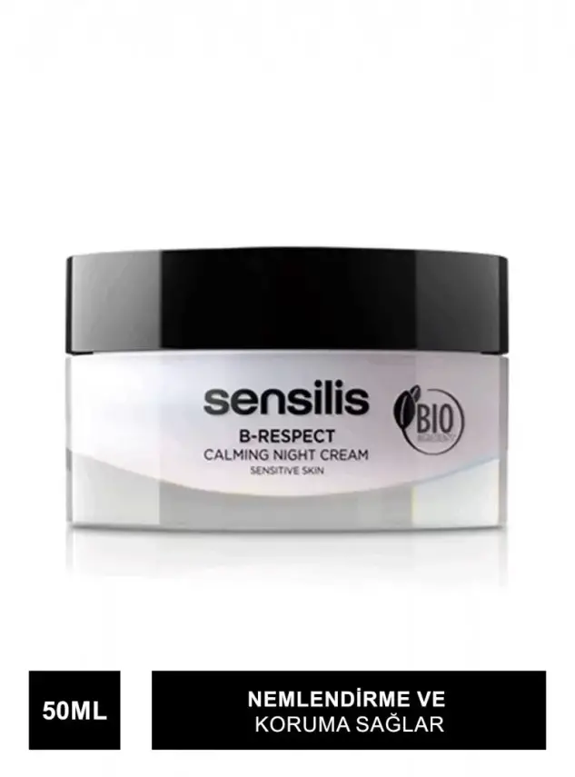Sensilis B-Respect Calming Night Cream -Nemlendirici Gece Kremi- 50 ml - 2
