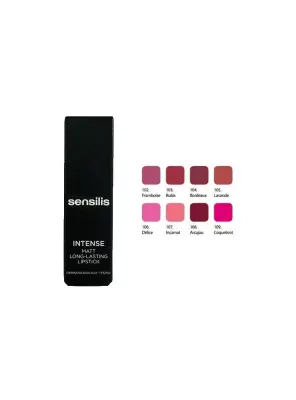 Sensilis Intense Matt Long-Lasting Lipstick Ruj 109 - Coquelicot - 3,5 ml - 1