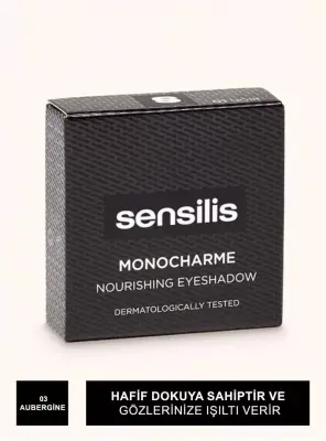 Sensilis Monocharme Nourishing Eyeshadow Göz Farı 03 - Aubergine - 3g - 2