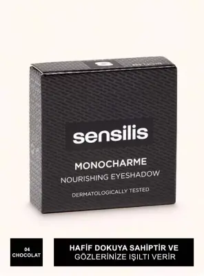 Sensilis Monocharme Nourishing Eyeshadow Göz Farı 04 - Chocolat - 3g - 2