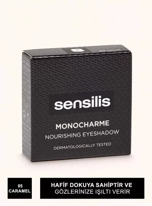 Sensilis Monocharme Nourishing Eyeshadow Göz Farı 05 - Caramel - 3g - 2