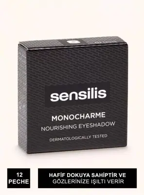 Sensilis Monocharme Nourishing Eyeshadow Göz Farı 12 - Peche - 3g - 2