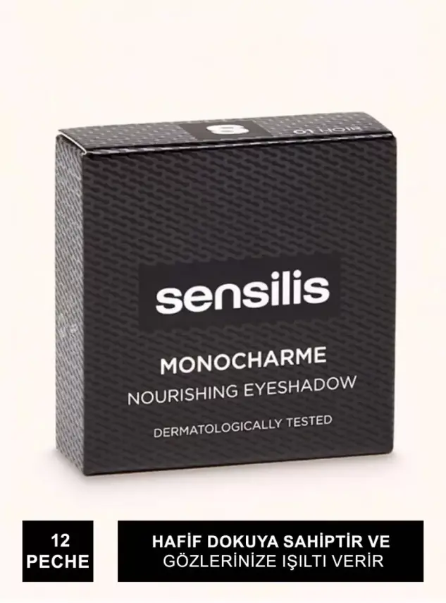 Sensilis Monocharme Nourishing Eyeshadow Göz Farı 12 - Peche - 3g - 2