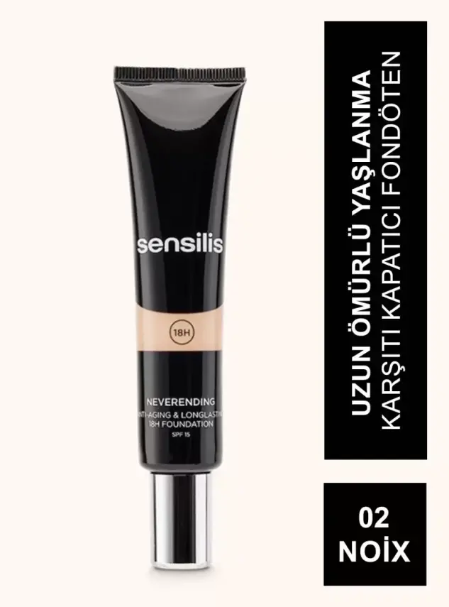 Sensilis Neverending Antiaging & Longlasting Fondöten Spf15 02 - Noix - 30 ml - 4