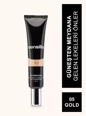 Sensilis Neverending Antiaging & Longlasting Fondöten Spf15 05 - Gold - 30 ml - 4