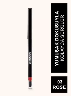 Sensilis Perfect Line Lip Pencil Dudak Kalemi 03 - Rose - 0,35g - 3