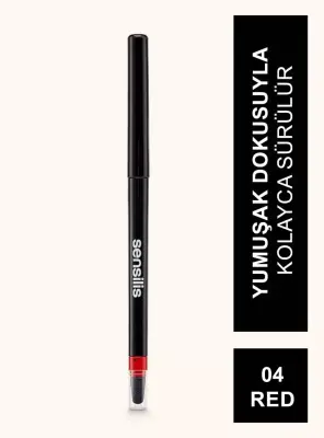 Sensilis Perfect Line Lip Pencil Dudak Kalemi 04 - Red - 0,35g - 3