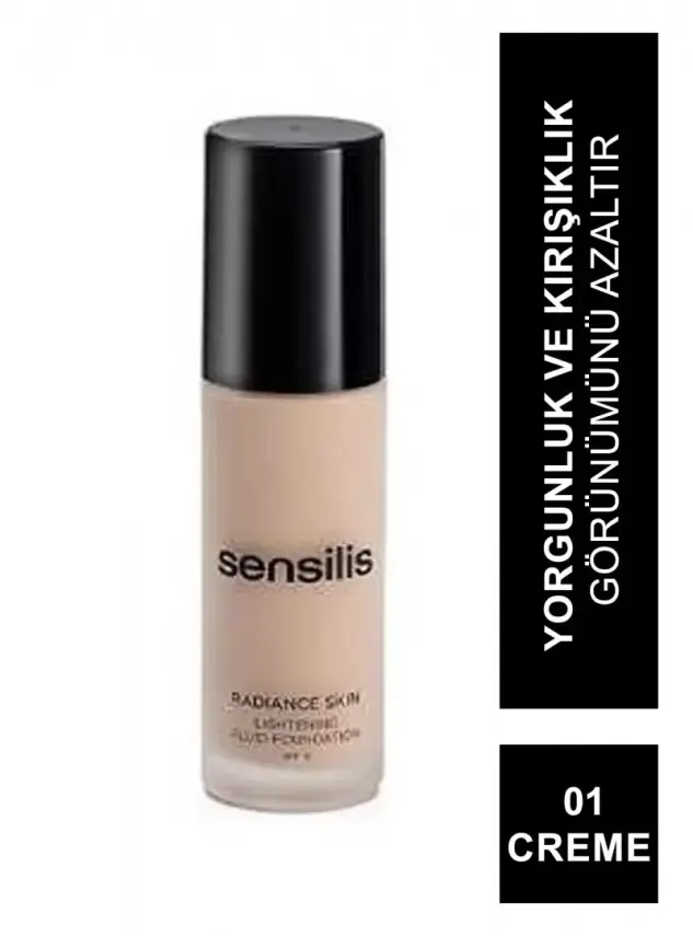 Sensilis Radiance Skin Lightening Fluid Fondöten Spf15 01 - Creme - 30 ml - 2