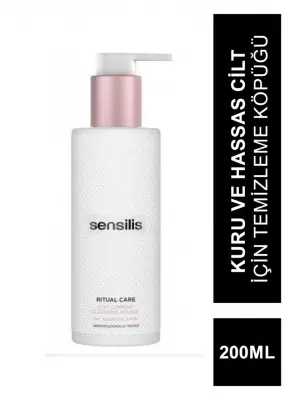 Sensilis Ritual Care Soft Comfort Cleansing Mousse 200ml-Kuru ve Hassas Cilt İçin Temizleme Köpüğü - 2