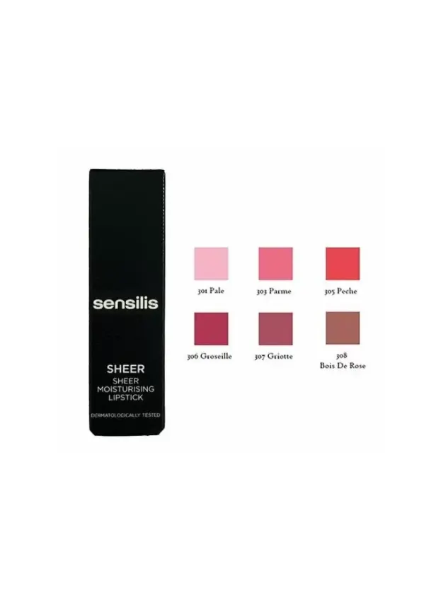 Sensilis Sheer Moisturizing Lipstick Ruj 305 - Peche - 3,5 ml - 1