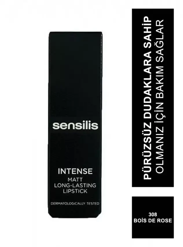 Sensilis Sheer Moisturizing Lipstick Ruj 308 - Bois De Rose - 3,5 ml - 2