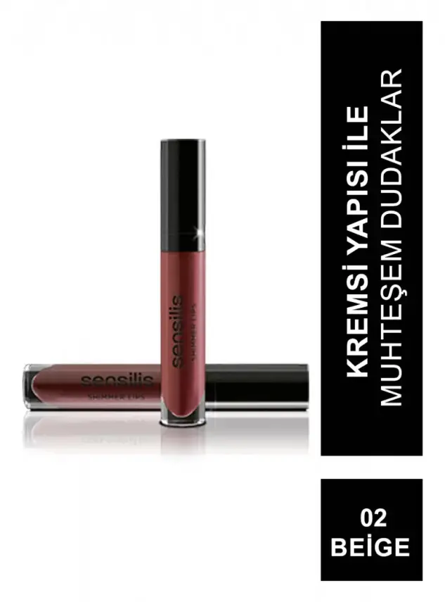 Sensilis Shimmer Lips Comfort Lip Gloss Dudak Parlatıcısı 02 - Beige - 6,5 ml - 3