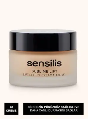 Sensilis Sublime Lift Effect Cream Make Up Fondöten 01 - Creme - 30 ml - 4
