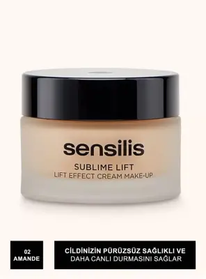 Sensilis Sublime Lift Effect Cream Make Up Fondöten 02 - Amande - 30 ml - 4