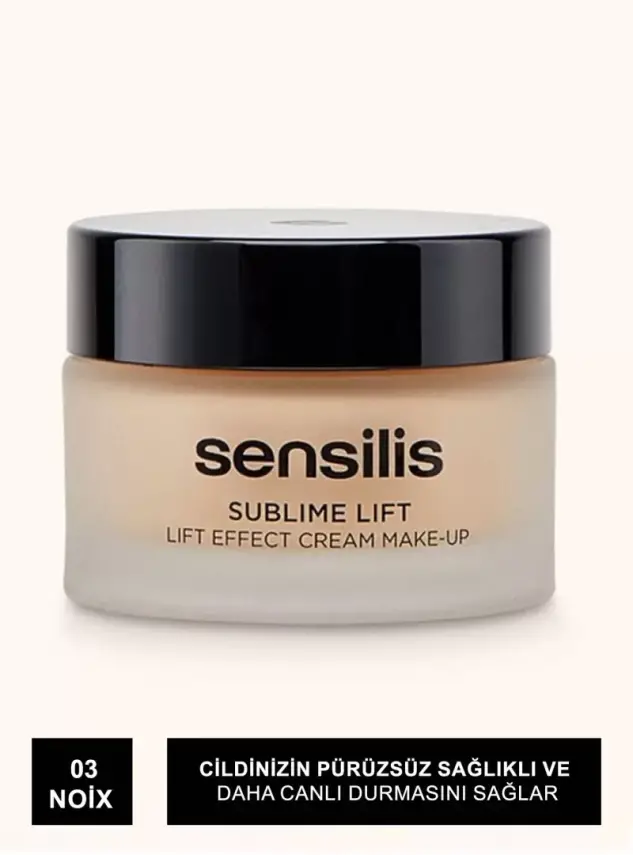 Sensilis Sublime Lift Effect Cream Make Up Fondöten 03 - Noix - 30 ml - 4