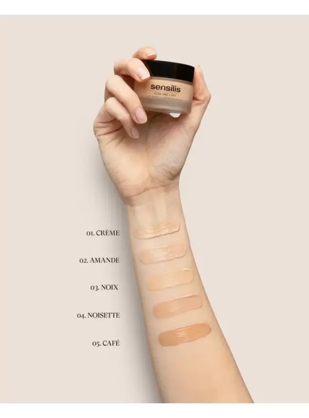 Sensilis Sublime Lift Effect Cream Make Up Fondöten 04 - Noisette - 30 ml - 3