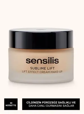 Sensilis Sublime Lift Effect Cream Make Up Fondöten 04 - Noisette - 30 ml - 4