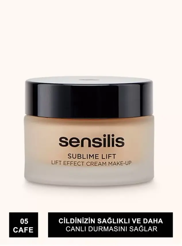 Sensilis Sublime Lift Effect Cream Make Up Fondöten 05 - Cafe - 30 ml - 4