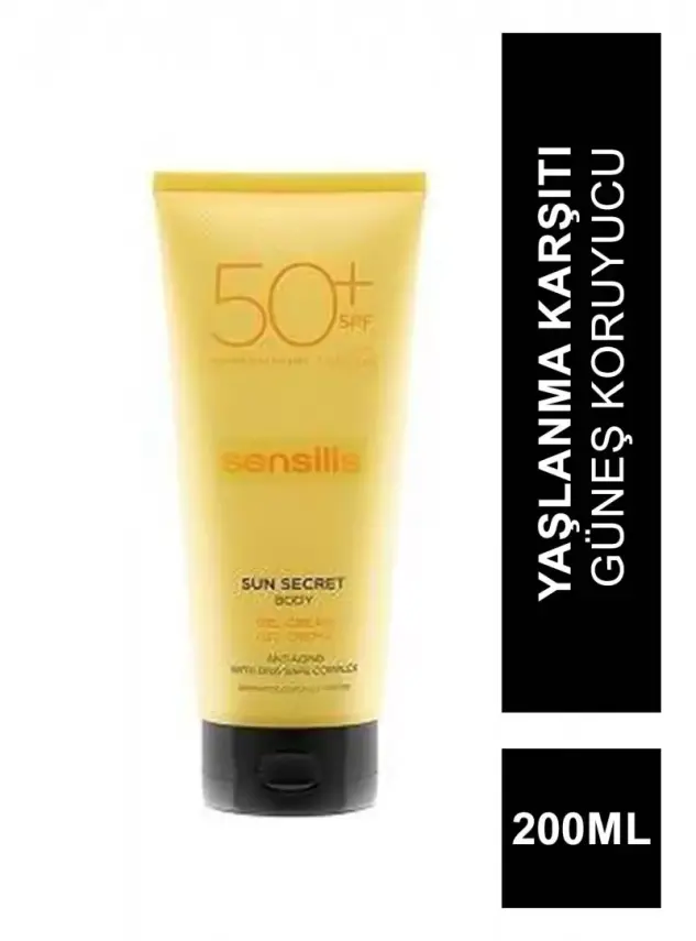 Sensilis Sun Secret Protective & Anti Aging Body Gel Cream Spf50 200mL - 2