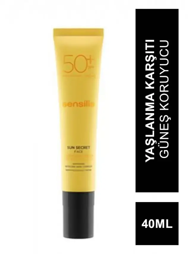 Sensilis Sun Secret Protective & Anti Aging Fluid Face Cream Spf50+ 40mL - 2