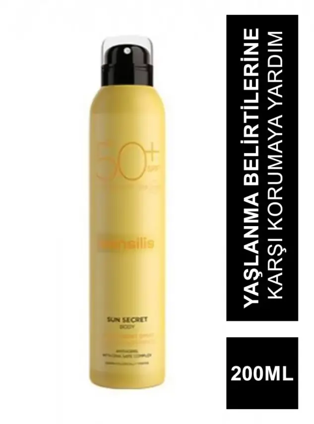 Sensilis Sun Secret Protective & Anti Aging Sun Body Transparent Spray Spf50+ 200mL - 2