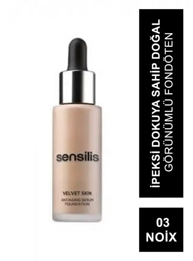 Sensilis Velvet Skin Antiaging Serum Fondöten 03 - Noix - 30 ml - 2