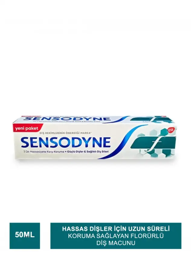 OUTLET - Sensodyne F Florürlü Diş Macunu 50ml - 2