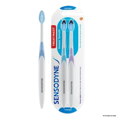 Sensodyne Hassas Temizlik Yumuşak Diş Fırçası - 2'li Fırsat Paketi - Sensodyne