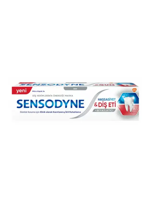 Outlet - Sensodyne Hassasiyet & Diş Eti Beyazlatıcı Diş Macunu 75 ml - 1