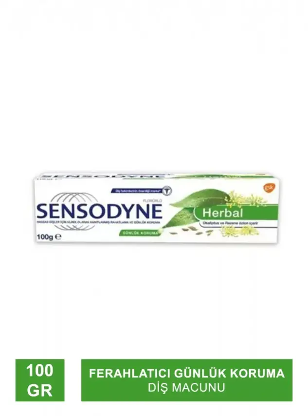 Sensodyne Herbal Okaliptus ve Rezene Özlü Diş Macunu 100 gr - 2