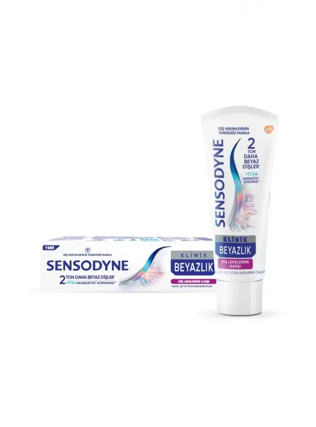 Sensodyne Klinik Beyazlık Diş Lekelerine Karşı Diş Macunu 75ml - 2