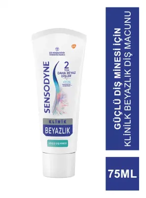 Sensodyne Klinik Beyazlık Güçlü Diş Minesi Diş Macunu 75ml - 1
