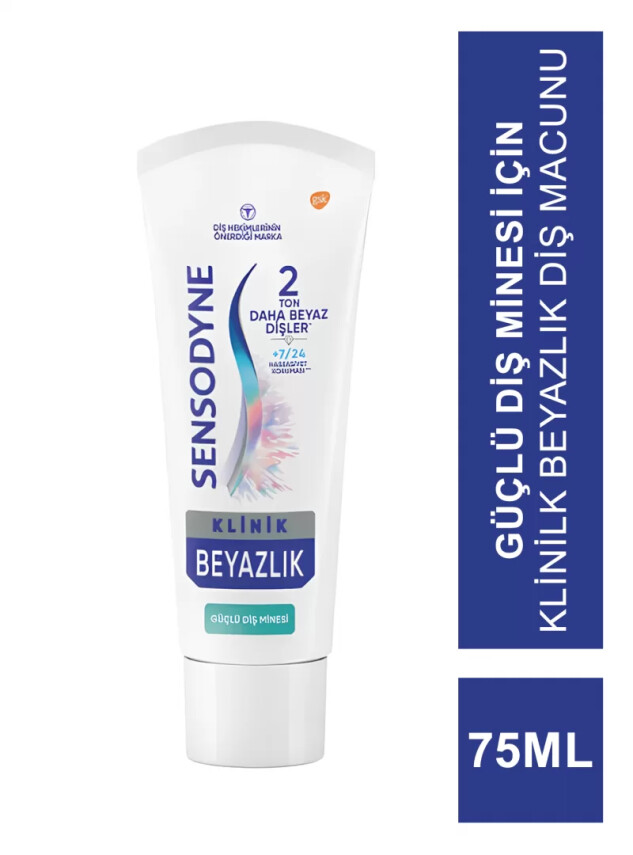 Sensodyne Klinik Beyazlık Güçlü Diş Minesi Diş Macunu 75ml - Sensodyne