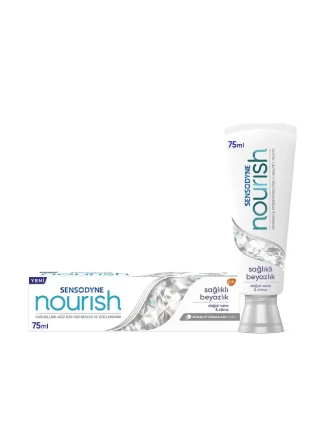 Sensodyne Nourish Sağlıklı Beyazlık Diş Macunu 75 ml - 1