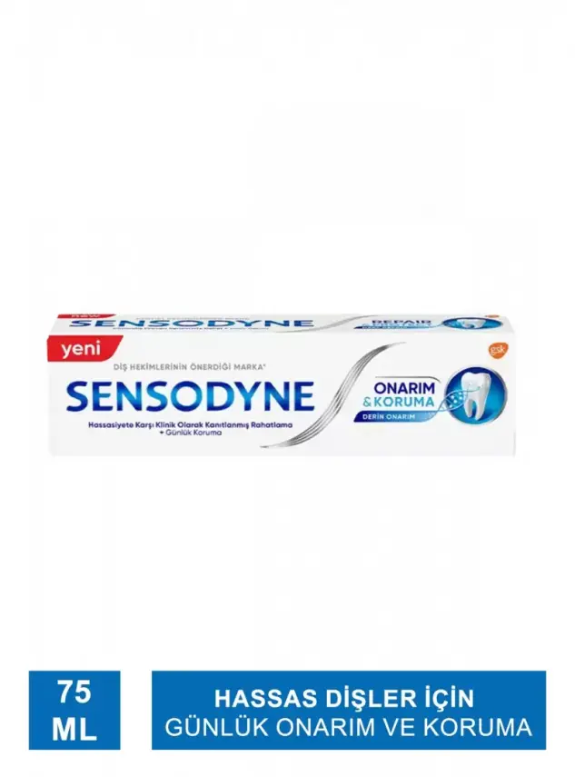 OUTLET - Sensodyne Onarım & Koruma Derin Onarım Diş Macunu 75 ml - 1