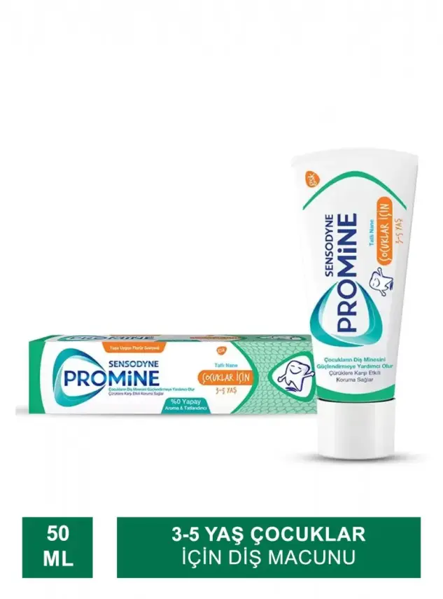 Sensodyne Promine 3-5 Yaş Çocuklar İçin Diş Macunu 50 ml - 2